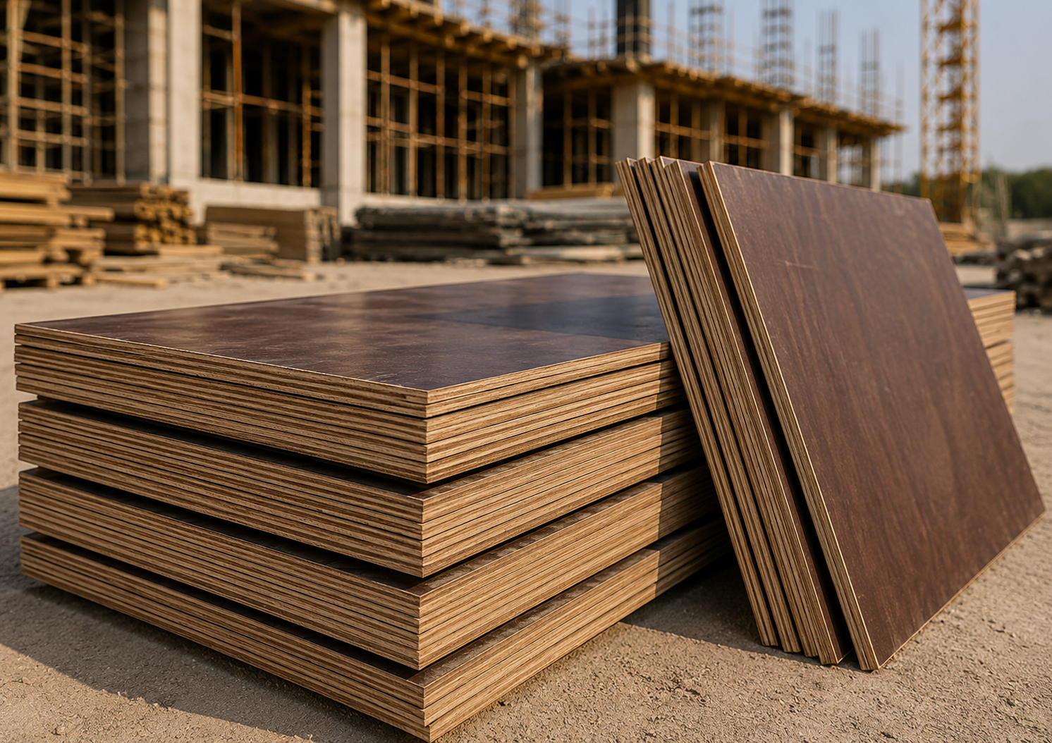 Shuttering plywood sheets